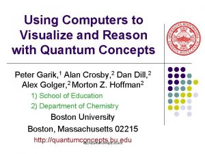 Using Computers to Visualize and Reason with Quantum