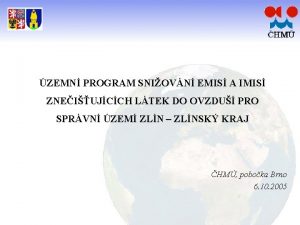 ZEMN PROGRAM SNIOVN EMIS A IMIS ZNEIUJCCH LTEK