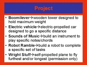 Project Boomilever wooden tower designed to hold maximum