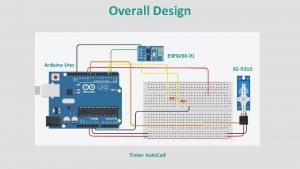 Overall Design ESP 8266 01 Arduino Uno SG5010
