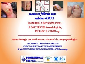 sabato 27 febbraio 2021 webinar A M P