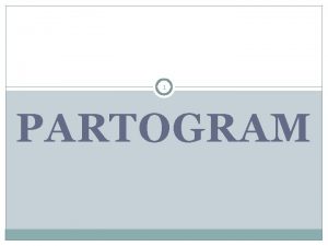 1 PARTOGRAM 2 Definition 3 A partograph is