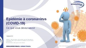 Epidmie coronavirus COVID19 Ce que vous devez savoir
