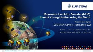 Microwave Humidity Sounder MHS Inorbit Coregistration using the