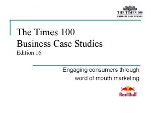 The Times 100 Business Case Studies Edition 16