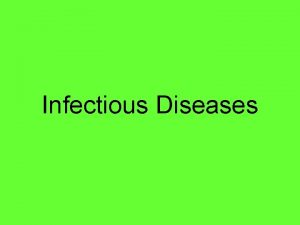 Infectious Diseases Pathogens Several types of small microscopic