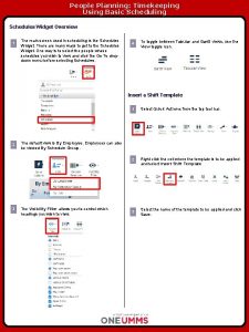 People Planning Timekeeping Using Basic Scheduling Schedules Widget