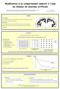 Modlisation dun comportement addictif laide de rseaux de