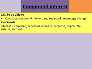 Compound interest MATHSWATCH CLIP 164 GRADE 5 L