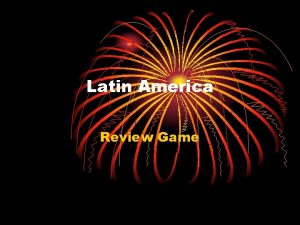 Latin America Review Game How does specialization encourage