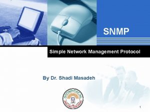SNMP Simple Network Management Protocol By Dr Shadi