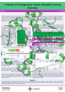 A Model of Endogenous Insulin Secretion During Exercise