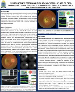 NEURORRETINITE ESTRELADA IDIOPTICA DE LEBER RELATO DE CASO