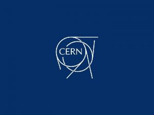 CERN MARP History Status A Apollonio On behalf