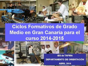 Ciclos Formativos de Grado Medio en Gran Canaria