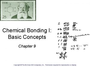 Chemical Bonding I Basic Concepts Chapter 9 Copyright