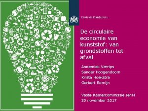 De circulaire economie van kunststof van grondstoffen tot