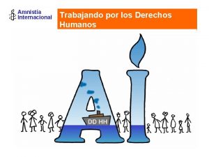 Amnista Internacional Trabajando por los Derechos Humanos Amnista