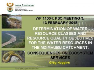 WP 11004 PSC MEETING 3 13 FEBRUARY 2018