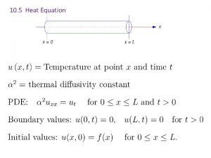 10 5 Heat Equation 10 5 Heat Equation