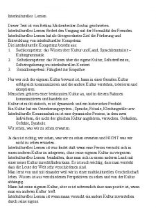 Interkulturelles Lernen Dieser Text ist von Bettina MickenbeckerSoubai