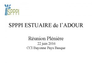 SPPPI ESTUAIRE de lADOUR Runion Plnire 22 juin