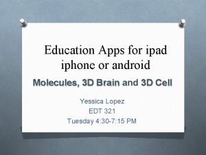 Education Apps for ipad iphone or android Molecules