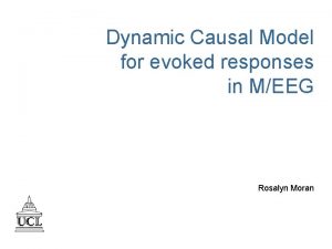 Dynamic Causal Model for evoked responses in MEEG