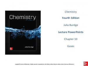 Chemistry Fourth Edition Julia Burdge Lecture Power Points