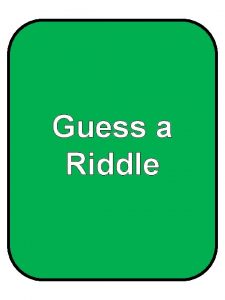 Guess a Riddle Its a twoletter acrostic word