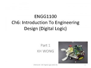 ENGG 1100 Ch 6 Introduction To Engineering Design