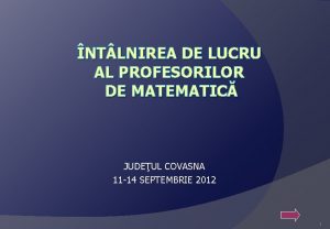 NT LNIREA DE LUCRU AL PROFESORILOR DE MATEMATIC