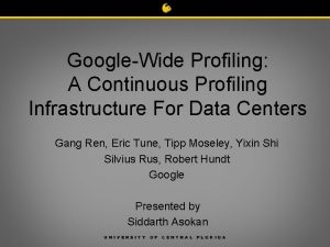 GoogleWide Profiling A Continuous Profiling Infrastructure For Data