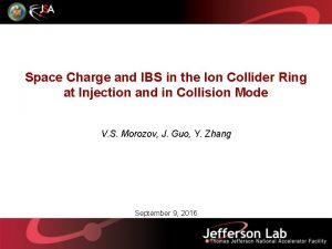 Space Charge and IBS in the Ion Collider