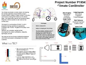 Project Number P 19347 Climate Con Stroller The