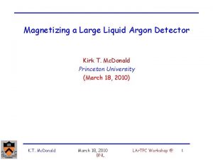 Magnetizing a Large Liquid Argon Detector Kirk T