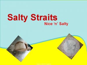 Salty Straits Nice n Salty Ysgol David Hughes