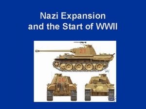 Nazi Expansion and the Start of WWII Treaty