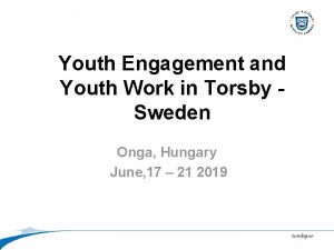 Youth Engagement and Youth Work in Torsby Sweden