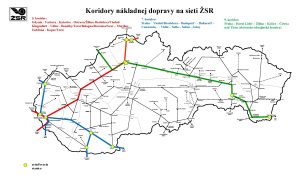 Koridory nkladnej dopravy na sieti SR 5 koridor