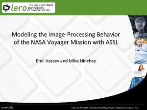 Modeling the ImageProcessing Behavior of the NASA Voyager