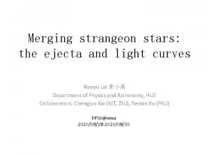 Merging strangeon stars the ejecta and light curves