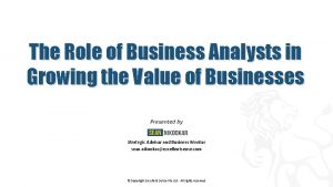 The Role of Business Analysts in Growing the