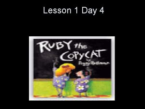 Lesson 1 Day 4 Question Of the Day