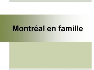 Montral en famille Station MontRoyal 11 Entre libre