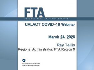 CALACT COVID19 Webinar March 24 2020 Ray Tellis