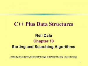 C Plus Data Structures Nell Dale Chapter 10