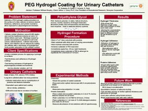 PEG Hydrogel Coating for Urinary Catheters B Mulawka