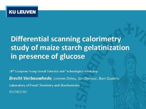 Differential scanning calorimetry study of maize starch gelatinization