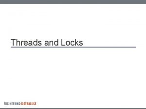 Threads and Locks Windows API Create style and